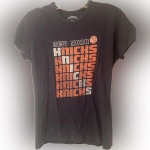 Banner 47 vintage navy NY Knicks Cotton T-Shirt